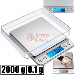 Graminės juvelyrinės svarstyklės 2103, 2000-0,1g