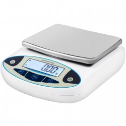 Analitinės laboratorinės svarstyklės, iki 5000 g, tikslumas 0,01 g